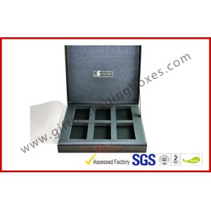 Sliver Foil Paper Handmade Luxury Gift Boxes With Custom Made Foil Logo