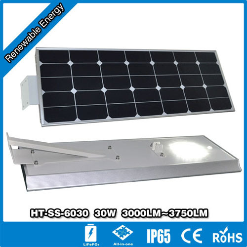 30W Integrated Solar Street Light | Lamparas Solares de Alumbrado Público