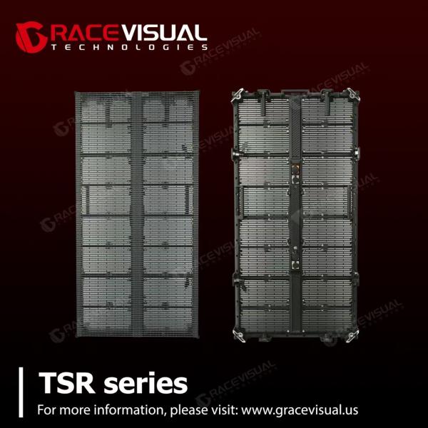 TSR-3.9-7.8 7680HZ IP65 Transparent Led Screen transparent Led Film screen Full