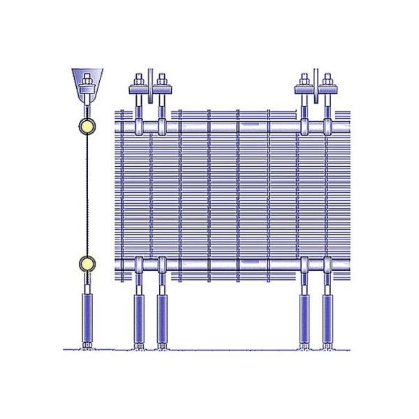 Decoration Aechitectural Wire Mesh Facade Installation System Design Services
