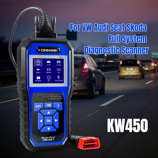 Buy CE FCC KW450 SAS Engine Live Data Scanner Diagnostic Tool For VW Audi at wholesale prices