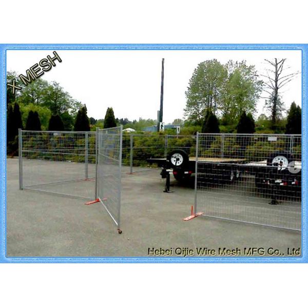 Canada Standard Powder Coated Welded Wire Mesh Temporary Fence 6 x 10 Feet