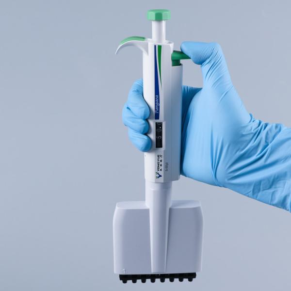 Variable Volume Laboratory 8 Channel Adjustable Multichannel Pipette