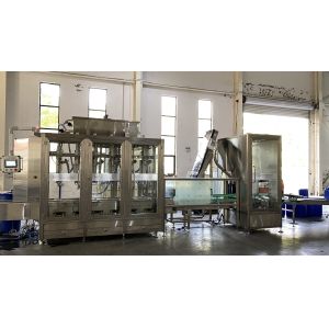 Quality Speed Automatic Piston Filling Machine With Screw Capping System And Low Air Consumption for sale