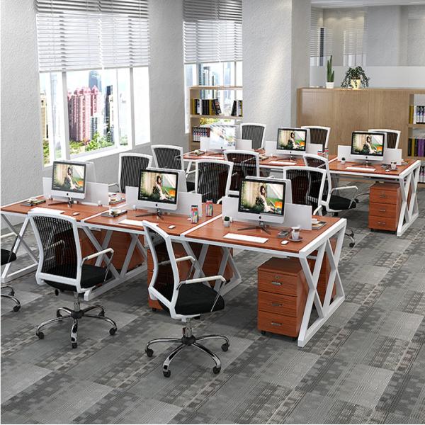 Buy Steel Office Furniture Partitions , E1 Grade Desktop Office Desk at wholesale prices