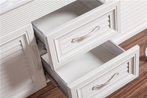 Moisture Proof Bathroom Sinks And Vanities / Double Sink Vanity Corrosion Resistance