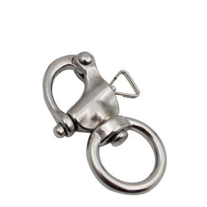 Fast Shooter Camera Strap Buckle with Stainless Steel 316 Ring Rotary Spring