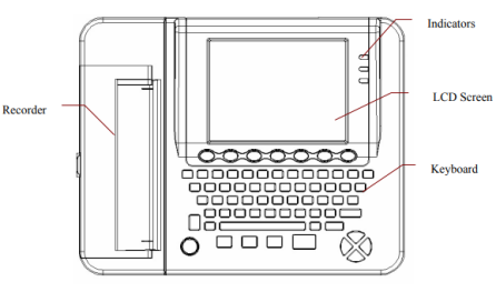 Edan SE-1200 Express ECG/EKG Machine Front Casing / Top Panel Medical Equipment Spare Parts