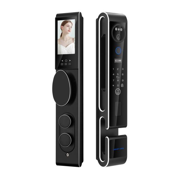 Buy S666max 3D Face ID Recognition Door Lock With Video Calling Card Key Code Multi-unlock Ways at wholesale prices