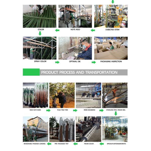 Custom Size 200cm Cherry Artificial Landscape Trees With Fruits Green In Four Seasons