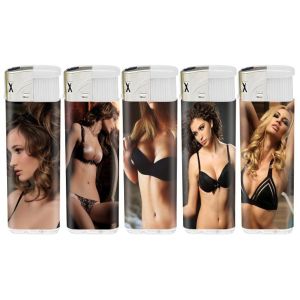 Plastic Refillable Flint Gas Lighter with Transparent Design and ISO9994