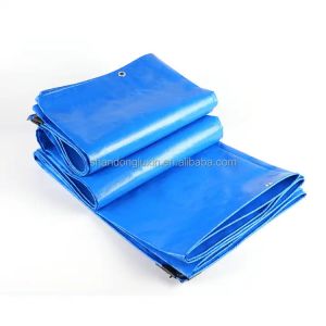 Woven PE Tarpaulin With UV Treated Plastic Fabric Canvas Poly Tarp For Sun