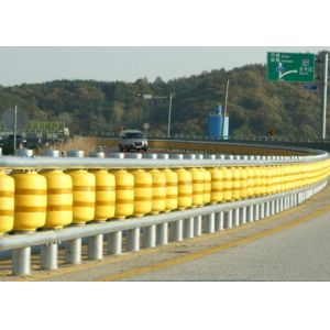 Highway Traffic Safety Roller Barrier EVA Buckets Anti - Crollision Function
