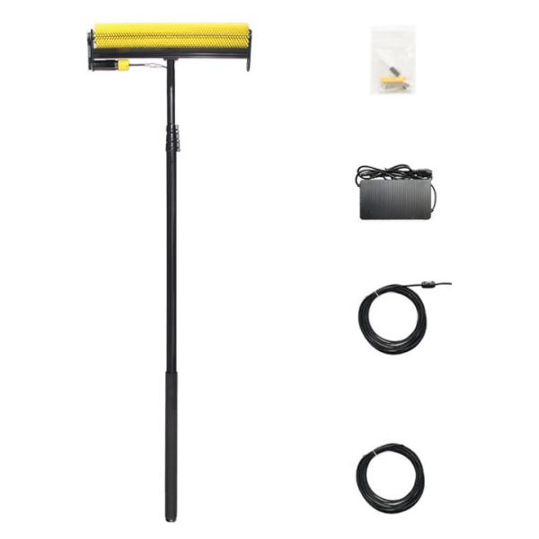 Photovoltaic Solar Panel Rotary Cleaning Robot Brush Outlet Manual Rotating