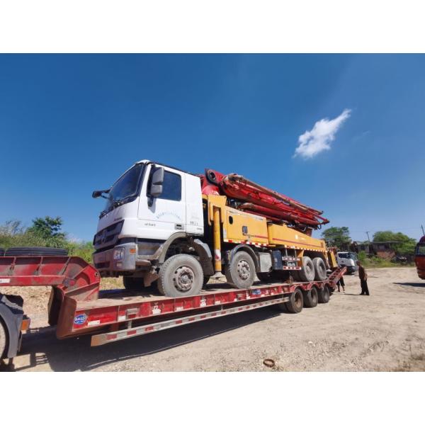 Provide After-sales Service Truck Mounted Pump Putzmeister 46 Meter Used Boom Pump