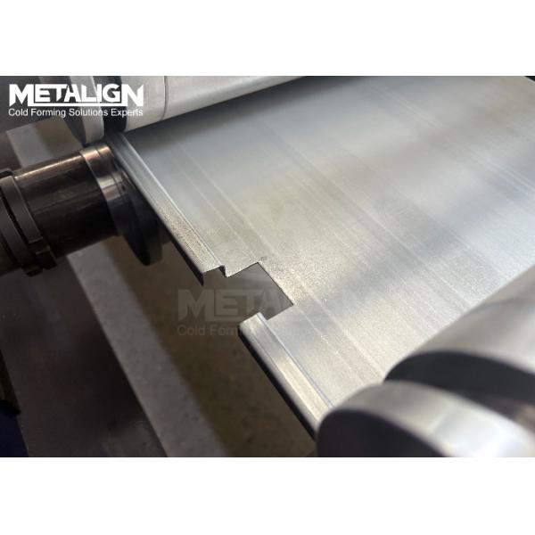 Plastic Film Coated Cold Rack Roll Forming Machine Production Line For Industrial Rack Panels