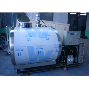 Custom Sanitary Milk Cooling Tank For Dairy Line / Tanks System , 10000L