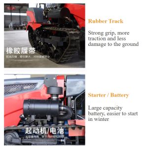 CE Large Farm Tractors Weeding Ditching Farm Machinery And Equipment