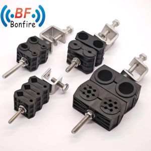Single Hole Single Cable Clamp O Type Z-FCC-Hw15 with Rubber Double Feeder Clamp