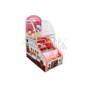 Coin Amusement Arcade Basketball Game Machine Clown King For Children