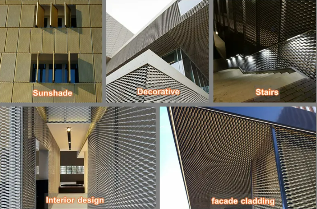 Stainless Steel Expanded Metal Mesh Corrosion Resistant Wear-Resistant Safety Guards for Industrial Applications