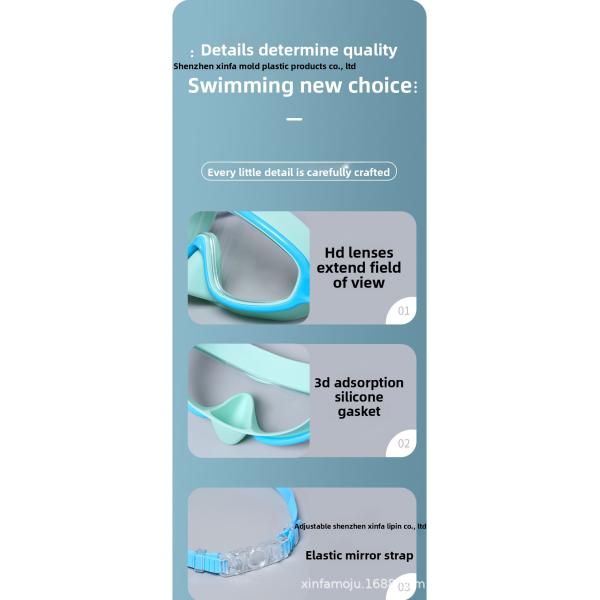 Fog Resistance Children'S Swimming Goggles Silicone Swimming Goggles With Electroplated