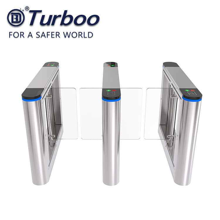 High Speed Flap Barrier Gate / Controlled Access Gates With Infrared Sensors