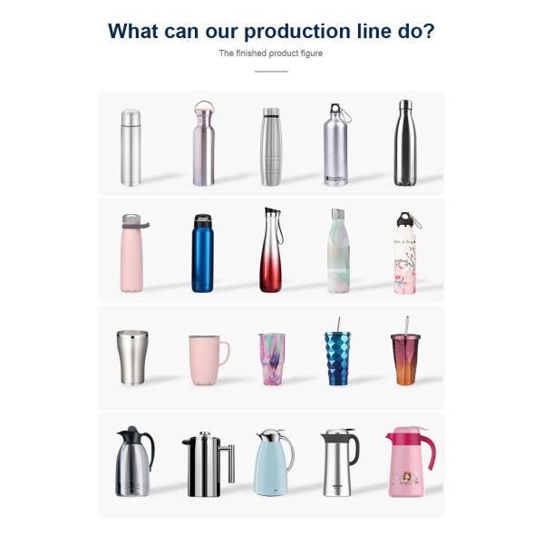 Thermos Cookware Production Line Stainless Steel Metal Aluminum Vacuum Flask Water Bottle Making Machine