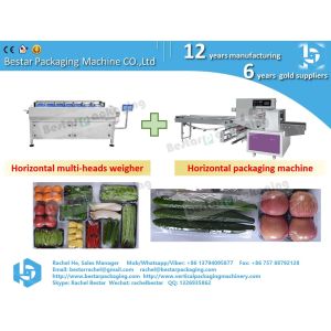 How to pack multiple vegetables with automatic weighing function
