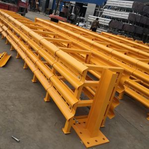 Yellow Aluminum Foam Crash Cushion Highway Guardrail Safety Barrier