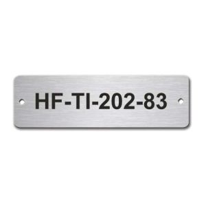 Logo Engraved Stainless Steel Metal Card Label Aluminium Steel
