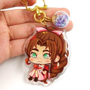 Custom Print Manufacturer Charm Single Epoxy Cute Anime Acrylic Key chain with