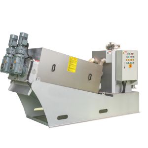 100m3/H Spiral Sludge Dewatering Machine Sludge Treatment Equipment SUS316L