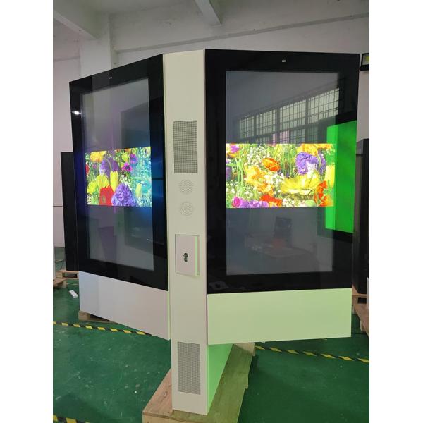 55 Inch Outdoor LCD Sign Board HD Display Android / Windows Totem Advertisement Digital Signage Kiosk