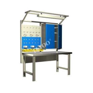 Steel Heavy Duty ESD Antistatic Workbench Coated Surface