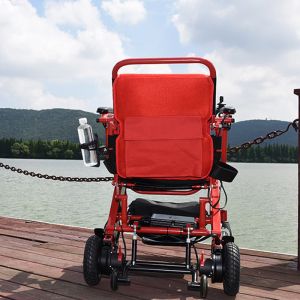 Disabled Lithium Ion 100KG Small Electric Wheelchair