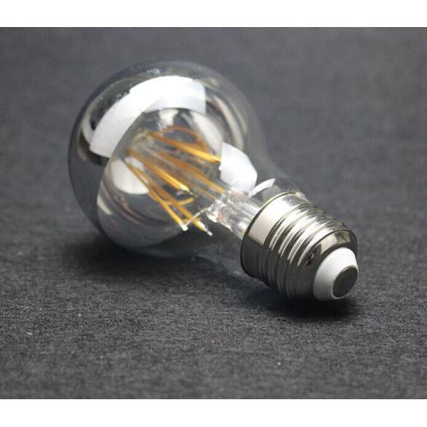 Buy new replacement filament led bulbs light dimmable in silvery mirror reflector glass at wholesale prices