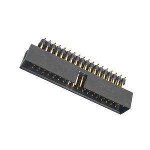 Double Plastic Box Header 2.54 Mm SMT Type PCB Board Gold Flash 3.0AMP