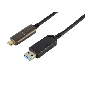 Gen2 A Male To C Male 10Gbps 50m USB 3.1 AOC Cable For Robot Arm