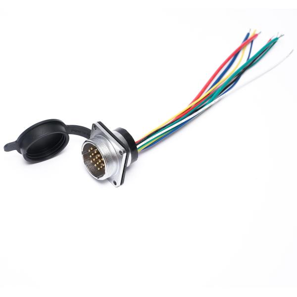 Buy Black Harness Wire Cable Assembly With PVC Jacket Male Connector at wholesale prices