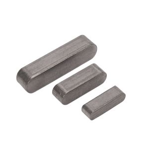 Quality Zinc-Flake Coated High Strength DIN6885 Stainless Steel 304 316 Flat Parallel Key Type A for Heavy Duty Applications for sale