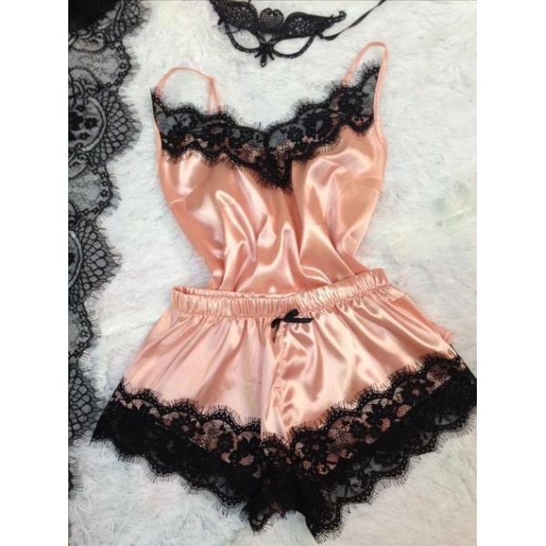 Women Fashion Sexy Lingerie Set Women'S Nightwear Cute Shorts And Top Sexy Pijama