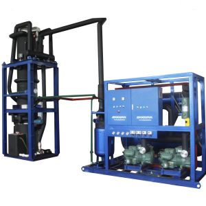 Tube Ice Machine for Efficiently Freezing and Mixing Beverages 2024 15T Capacity