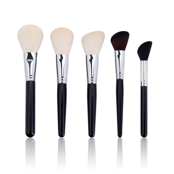 Buy PBT Hair High End Makeup Brush Cosmetics Powder Brush Set Aluminum Ferrule at wholesale prices