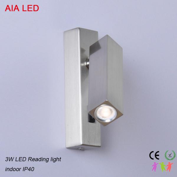 IP40 surface square bar bedside wall light headboard wall lamp interior 3W bed wall light for school