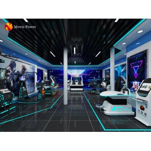 Multiplayer VR Theme Park Simulator Machine ROHS standard