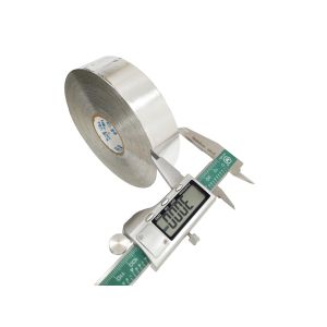 China 25M Length Silver Heat Resistant Aluminium Foil Tape 0.1mm Thickness on sale