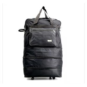 China Practical Foldable Suitcase With Wheels , Telescopic Handle Rolling Duffel Bag Large on sale