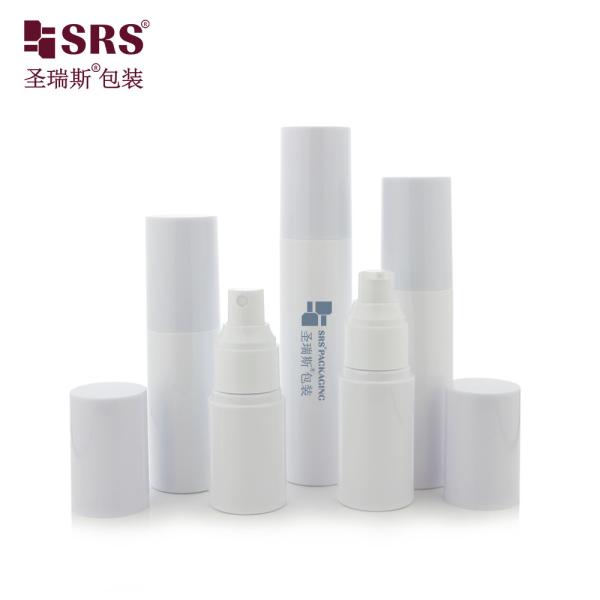 24/410 PET PCR Recycled Clear Transparent Glossy Plastic Sprayer Pump Bottle With Fine Mist Pump Perfume Toner Packaging