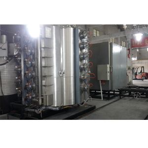 China Large Capacity Ceramic Sanitaryware Wash Basin Gold Rose Gold Color PVD Coating Machine on sale